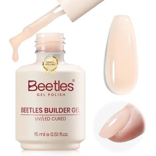 Vista 21 de Beetles - Gel constructor para uñas, 8 en 1, 0.51 onzas líquidas, gel