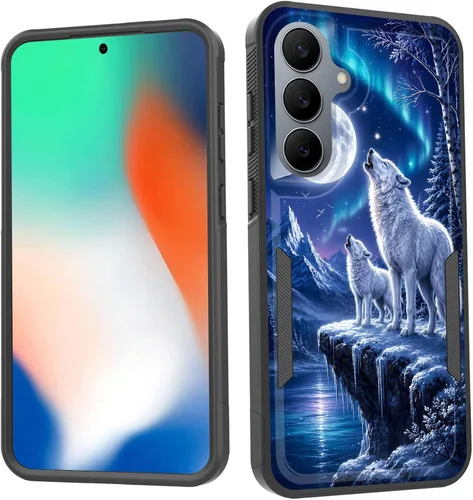 Vista 191 de Funda para Galaxy S26 FE, doble capa, protección contra caídas de grado militar de 10 pies, antideslizante, resistente a prueba de golpes, para Cruz