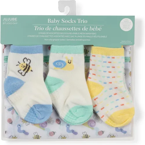 Vista 5 de JuJuBe Calcetines a juego para mamá y bebé niño o niña, regalos de baby shower, artículos esenciales para recién nacidos