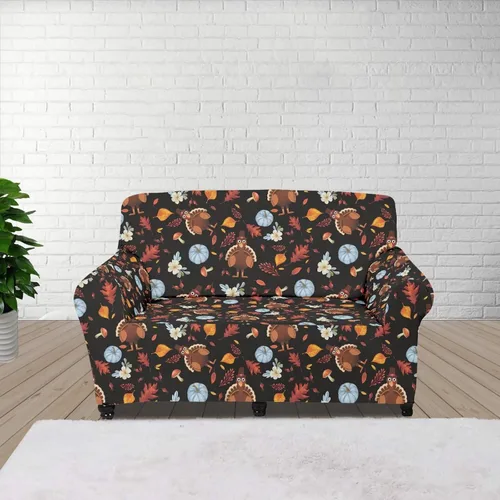 Vista 56 de Boatee Fundas de sofá de 1 pieza con diseño de copo de nieve azul, fundas elásticas para sofá, 1 cojín, protección de muebles, decoración para sala