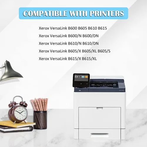 Vista 2 de Cartucho de tóner remanufacturado B600 B605 B610 B615 10300 páginas para impresoras láser Xerox VersaLink B600 B605 B610 B615 106R03940 Capacidad
