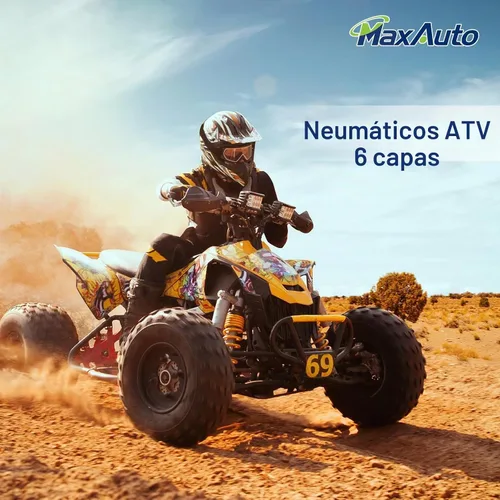 Vista 6 de MaxAuto Neumáticos ATV 16x8-7 16x8x7 Go Kart Quad Neumáticos 6 PR sin cámara todo terreno UTV, paquete de 2