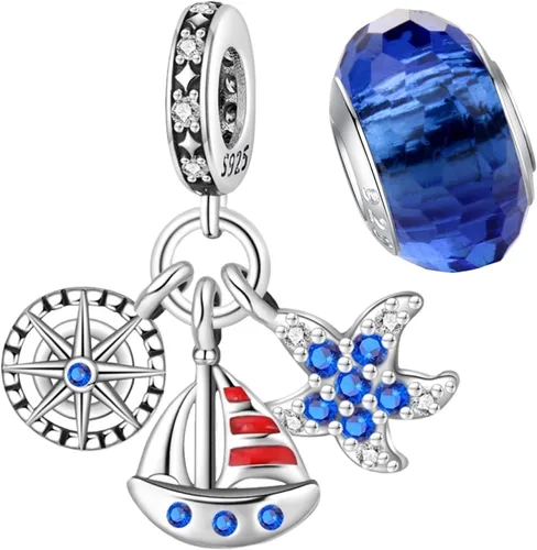 Vista 129 de LNQOBU Happy Life - Colgante para pulseras de abalorios, plata de ley 925 para mujer (con un espaciador de cuentas)