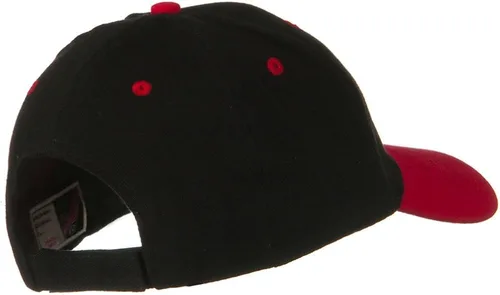 Vista 3 de 2 tonos cepillado Bull Denim Mid Profile Cap
