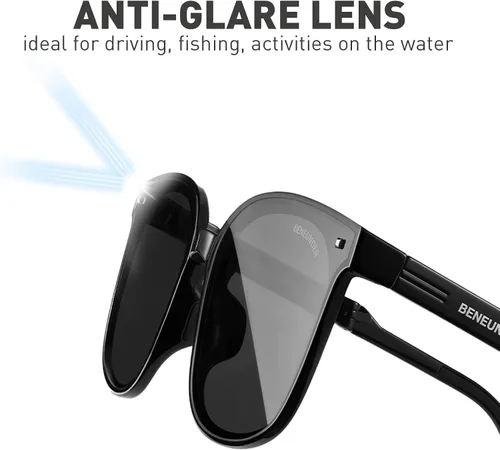 Vista 3 de BENEUNDER Gafas de sol plegables polarizadas ultraligeras con protección UV400
