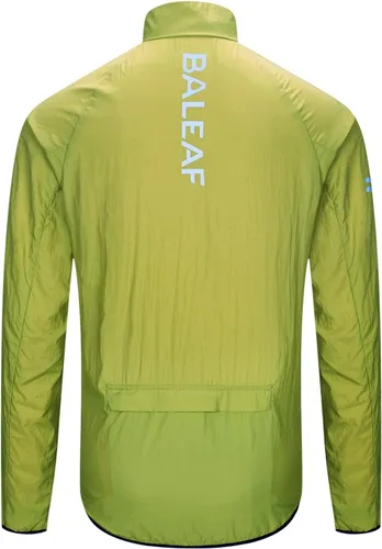 Vista 2 de BALEAF Men's Cycling Windbreaker Jackets Lightweight Windproof Packable Pockets Reflective Water-resistant UPF40+ All Weather