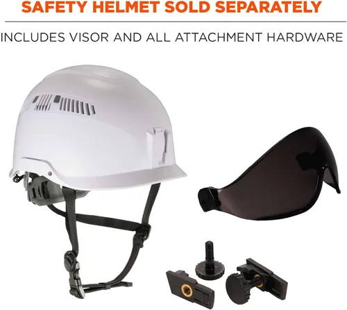 Vista 6 de Ergodyne Skullerz 8991 - Visera para casco de seguridad, antivaho