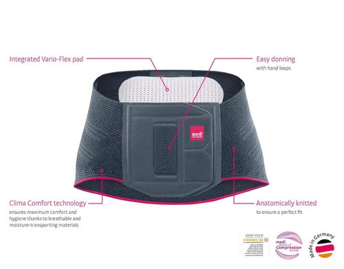 Vista 7 de Medi Soporte lumbar Lumbamed Plus (hombres) talla 3