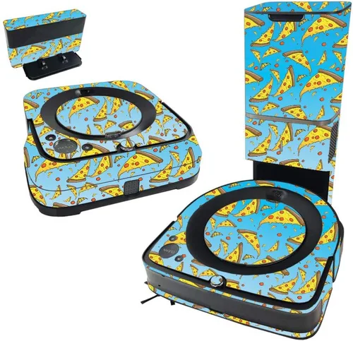 Vista 7 de MightySkins Skin compatible con iRobot Roomba s9+ Vacuum & Braava Jet m6 Bundle - Morado antiguo Funda protectora y única de vinilo Fácil