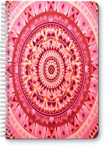 Vista 16 de Cuaderno de espiral, doble alambre en espiral, diario de composición escolar, suministros para la escuela y la oficina, 100 páginas, 5.71 x 8.26