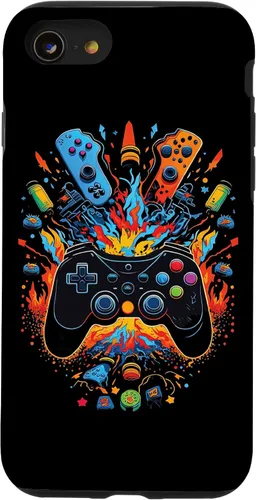 Vista 18 de Gamer Aesthetic Graphic Gaming Video Games Boys Teens Kids Case for iPhone 17