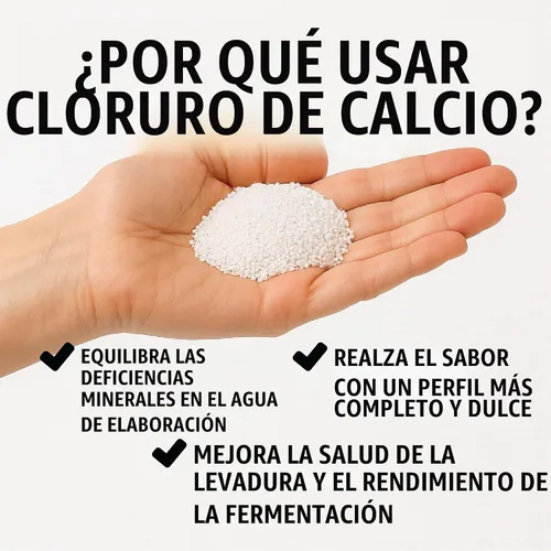 Vista 4 de Craft A Brew - Cloruro de calcio - Sal de elaboración primaria - Ingredientes de elaboración casera - 4oz