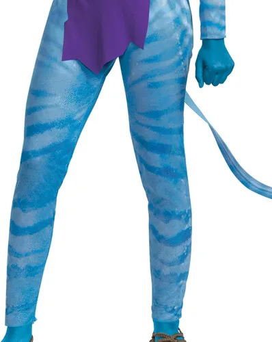 Vista 4 de Disfraz de Neytiri de arrecife de Avatar, disfraz oficial de Disney Avatar Way of the Water para adultos