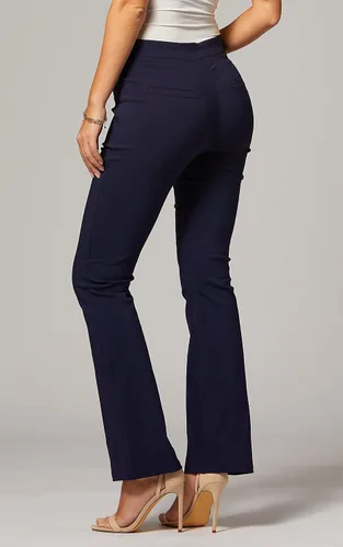 Vista 5 de Pantalones elásticos ponte para mujer, para llevar al trabajo, leggings elegantes