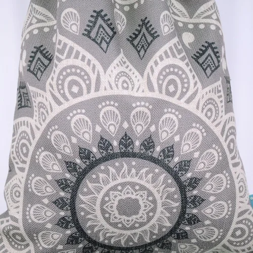 Vista 6 de Miomao Mochila con cordón estilo mandala, bolsa de lona para deportes de playa