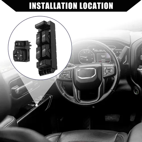 Vista 2 de No.15720127 Interruptor de control de ventana de coche y botón de interruptor de espejo eléctrico para Chevrolet Avalanche Silverado Suburban/lado