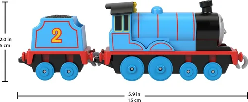 Vista 5 de Thomas & Friends Tren de juguete fundido a presión Edward Motor de empuje con tierno para preescolar juego de simulación a partir de 3 años