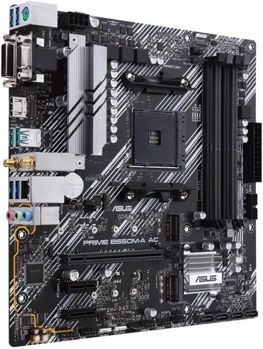Vista 3 de NEWEGG Combo de memoria CPU de placa base -B550M-A con CPU Ryzen 5 5500 de 6 núcleos de 3.6 GHz y 16 GB (2 x 8 GB) 288 pines PC RAM DDR4 3200 AMD