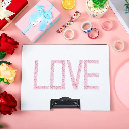 Vista 7 de Zonon 6 rollos de cintas Washi para el día de San Valentín, calcomanías de San Valentín para niños, lindas calcomanías de color dulce