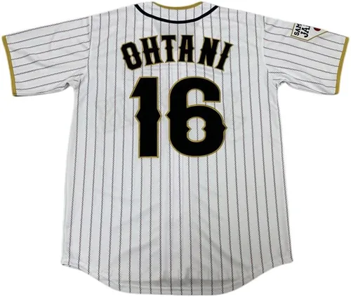 Vista 3 de ZXCVB Camiseta de béisbol japonesa de manga corta para hombre, color negro y blanco, con costuras S-XXXL