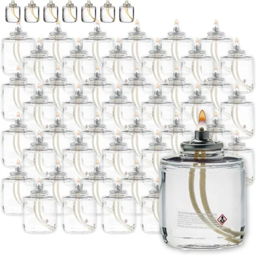 Vista 14 de Hollowick Velas líquidas desechables, 8 horas, para uso en portalámparas votivas de vidrio, luces de mesa de boda de restaurante, cierres