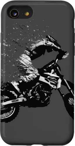 Vista 18 de Motocross Jumping Dirt Bike Rider Vintage Enduro Case for iPhone 17