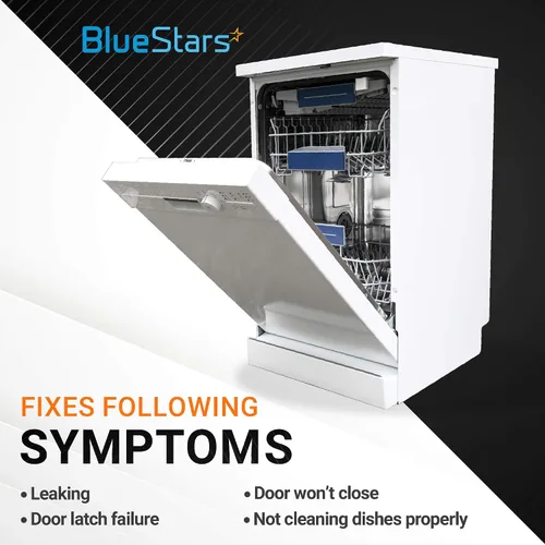Vista 3 de BlueStars Posicionador ajustable para lavavajillas W10195840 ultraduradero – Compatible con lavavajillas Whirlpool Kenmore KitchenAid – Reemplaza