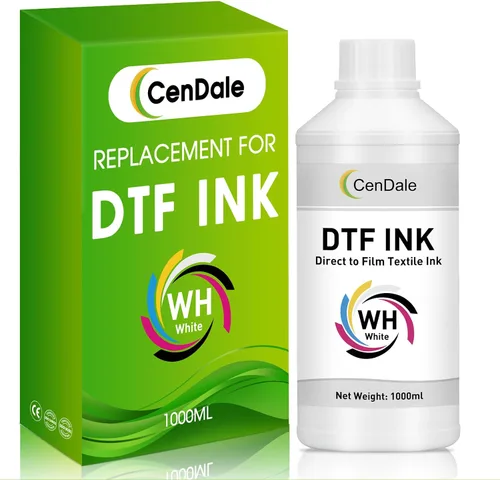 Vista 10 de CenDale Tinta DTF Prémium 3000ML - Tinta de transferencia DTF para película PET, Tinta DTF recargable para Epson ET-8550, L1800, L800, XP15000