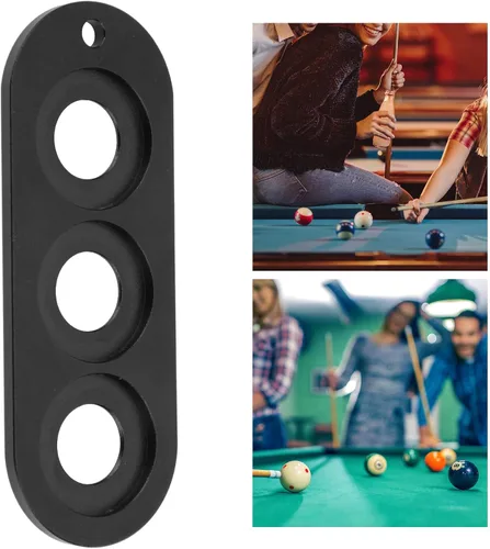 Vista 2 de Soporte protector para juntas de taco, clip de abrazadera para proteger la cartelera, palo de billar, accesorio de protección de mesa de aleación