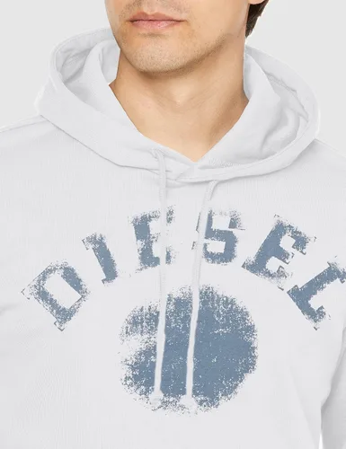 Vista 3 de Diesel Ginn Graphic - Sudadera con capucha para hombre color blanco