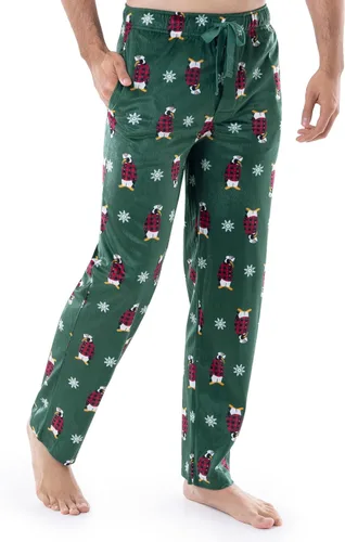 Vista 5 de Varsity Pantalones de dormir Lite Touch Fleece para hombre