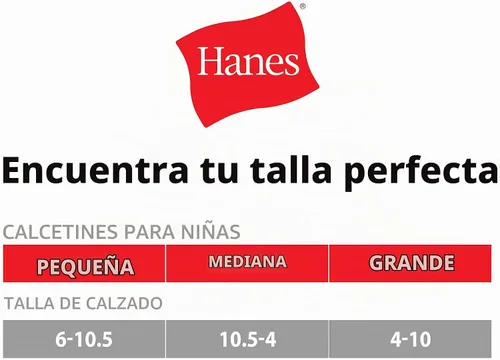 Vista 4 de Hanes Calcetines para niñas, calcetines frescos y cómodos que absorben la humedad, tobillo y no se ve, Ez Sort, paquete múltiple