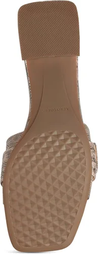 Vista 5 de Aerosoles Sandalias Evvie Slide para mujer, Silver Metallic, 5.5, Plateado Metálico