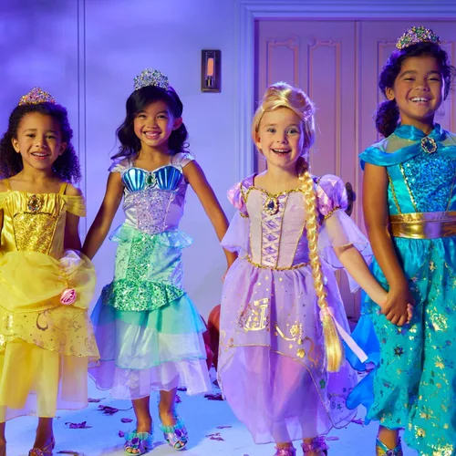 Vista 7 de Disney Disfraz Rapunzel para niños - Enredado