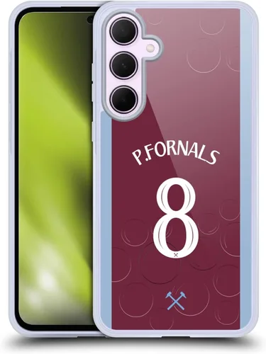 Vista 104 de Head Case Designs Officially Licensed West Ham United FC James Ward-Prowse 2023/24 Players Home Kit Gel Case [Military Grade Protection] Compatible