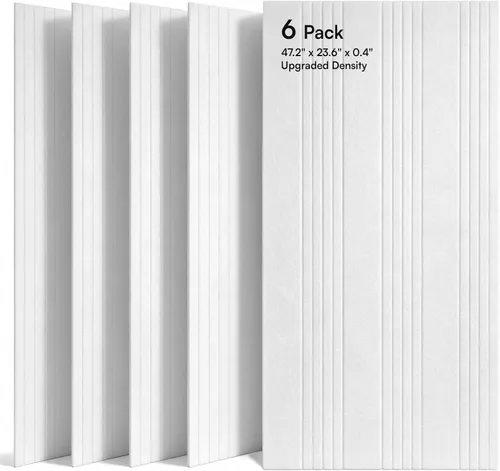 Vista 9 de SODOCT - Paquete de 2 paneles de espuma acústica grandes para cajas de huevos, 48 x 24 x 1.2 pulgadas, espuma a prueba de sonido de alta densidad