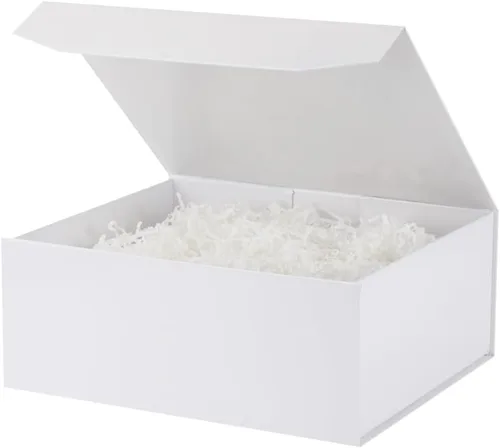 Vista 26 de 1 paquete de caja de regalo negra con tapas, pequeña de 12 x 8 x 2.7 pulgadas, cajas de regalo para ropa, cajas de regalo para camisas con cinta
