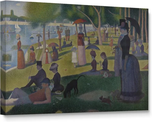 Vista 22 de Niwo ART - Bandera, serie de pinturas más famosas del mundo, lienzo para pared, decoración del hogar, envoltura de galería, estirado, enmarcado
