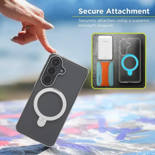 Vista 5 de PureGear Funda para Samsung Galaxy S26 (2026), compatible con carga MagSafe, resistente a los arañazos y protección duradera, funda Galaxy S26
