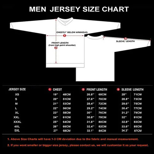Vista 3 de CAWANFLY - Camisa de ciclismo de manga larga para hombre de MTB, S-096., 5XL