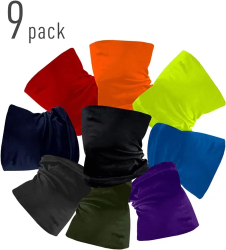 Vista 24 de Máscara facial con protección contra el polvo, aerosoles UV, reutilizable, lavable, polaina para el cuello