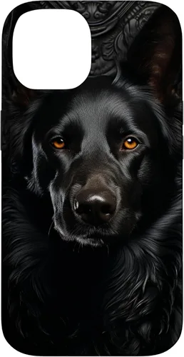 Vista 4 de Black German Shepherd Funda para iPhone 17
