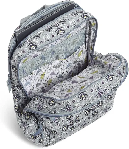 Vista 2 de Vera Bradley XL Campus - Mochila de algodón para mujer