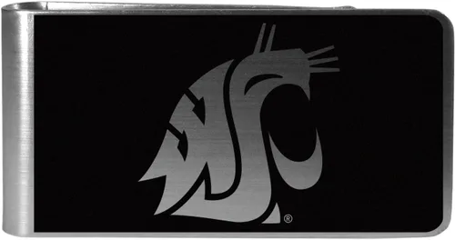 Vista 19 de Siskiyou Sports NCAA Unisex Black and Steel Money Clip
