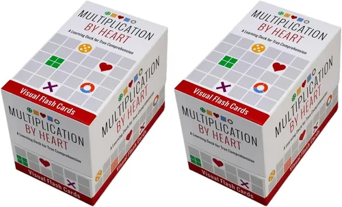 Vista 6 de Math for Love Multiplication by Heart Increíbles imágenes para el dominio de la multiplicación 162 cartas impresionantes en un sistema
