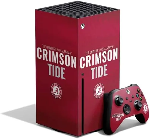 Vista 6 de Skinit Calcomanía para juegos compatible con el paquete Xbox Series X, diseño de mascota oficial de la Universidad de Alabama
