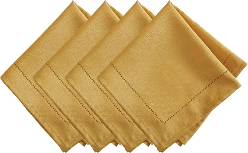 Vista 25 de Elrene Home Fashions Alison - Mantel de tela con diseño de bordado de ojo de buey y borde resistente a las arrugas, 132 x 70 cm, Rectangular