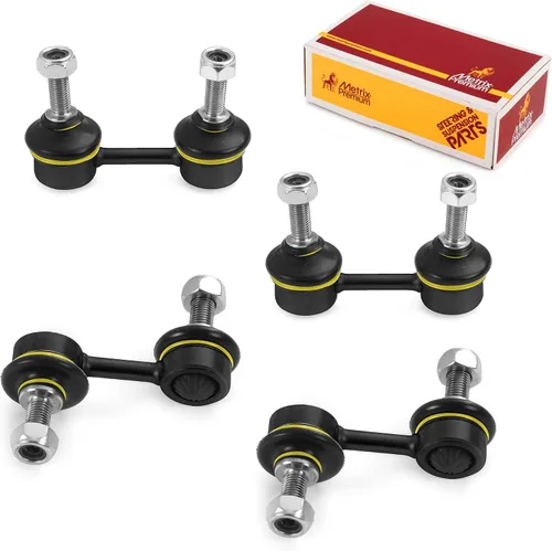 Vista 131 de Metrix Premium Chassis Parts - Kit de 4 piezas de barra estabilizadora delantera y trasera con enlace de extremo de barra estabilizadora para Ford