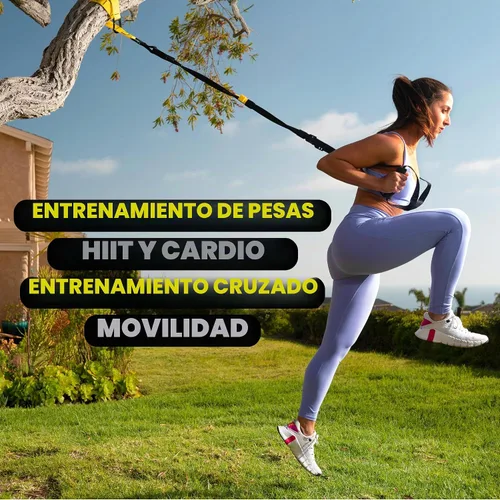 Vista 4 de TRX Entrenador de suspensión Pro3 + TRX Training Membresía bajo demanda de 6 meses
