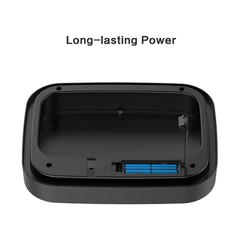 Vista 6 de Cubo de basura de acero inoxidable con sensor sin contacto de 13 galones, diseño rectangular ancho, acabado cepillado, tapa automática para el Negro